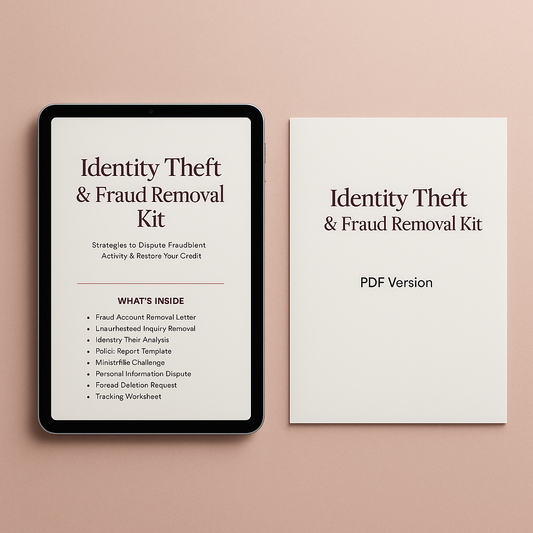 AstraVia Identity Theft & Fraud Correction Kit-Standard Edition
