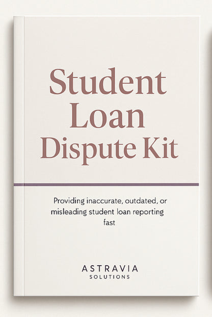 AstraVia Student Loan Reporting Correction Kit-Standard Edition