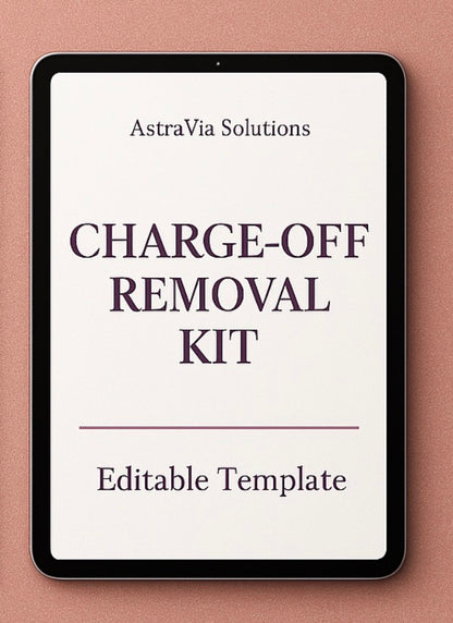 AstraVia Charge-Off Deletion Kit-Standard Edition