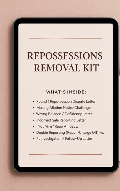 AstraVia Repossessions Correction Kit-Standard Edition