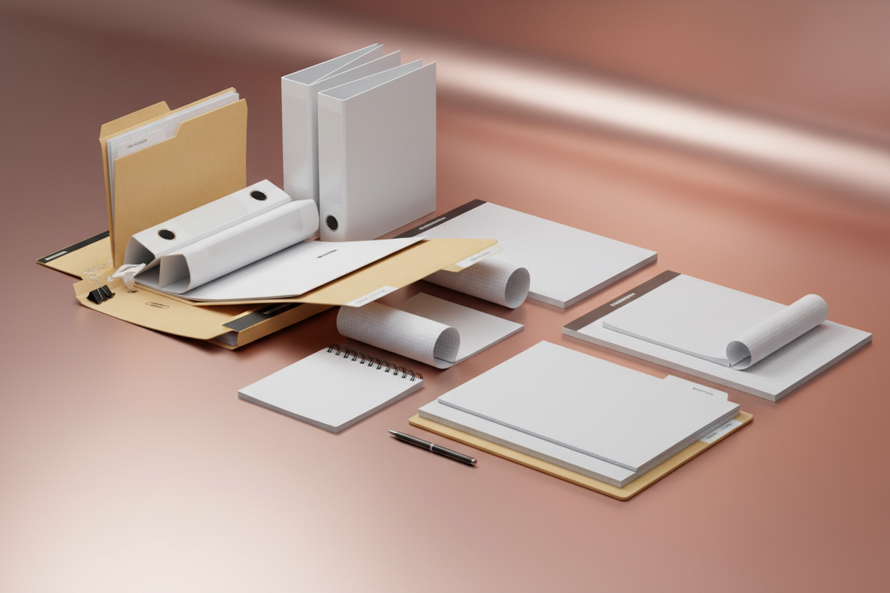 mockup mixed files rose-goldbackround